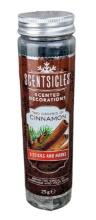 SCENTSICLES - Cinnamon Scented Ornament Sticks with Hooks