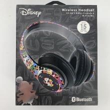 Disney Wireless Headset Bluetooth Headphones, 5 Button Control, Built in Mic