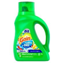Gain Liquid Laundry Detergent Oxi Boost Waterfall Delight 1.36 L