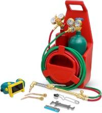 MIU-1516 Oxygen Acetylene Torch Kit W/Gas Tank (Metal ABS), Retail $225.00