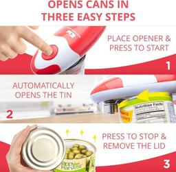 Kitchen Mama Auto Electric Can Opener: Open Your Cans with A Simple Press of Button, $35.00 MSRP
