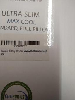 Bluewave Bedding Ultra Slim Gel Memory Foam Pillow for Stomach and Back Sleepers, $49.95 MSRP