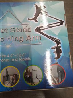 Foldable Phone Tablet Mount Holder Universal Flexible Tablet Bracket Mount Holder, $22.99 MSRP