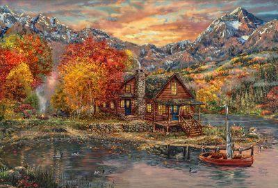 A Perfect Fall Day by Kinkade Studios