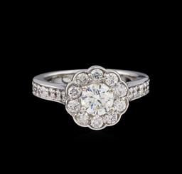 1.65 ctw Diamond Ring - 14KT White Gold