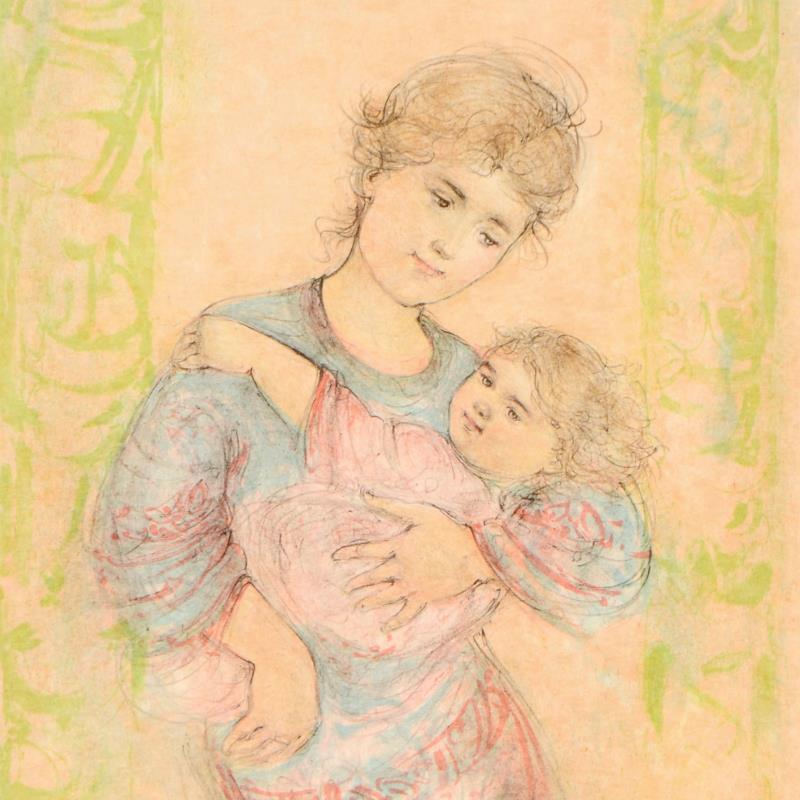 Fair Alice and Baby by Hibel (1917-2014)