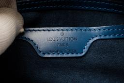 Louis Vuitton Blue Epi Leather Soufflot Shoulder Bag