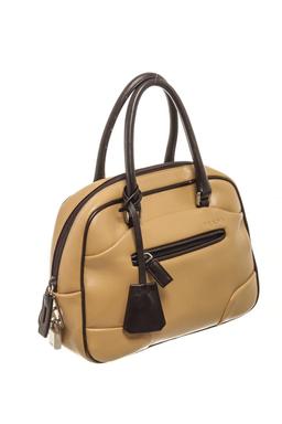 Prada Beige Leather Tote Bag