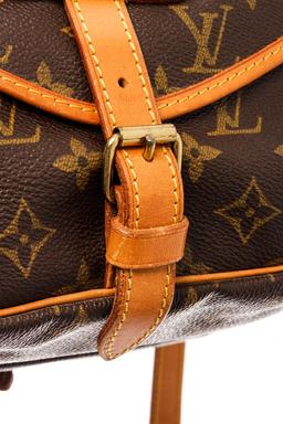 Louis Vuitton Brown Monogram Canvas Saumur 30 Shoulder Bag