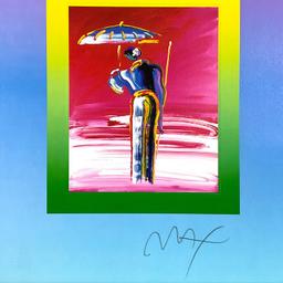 Sage with Umbrella and Cane on Blends by Peter Max