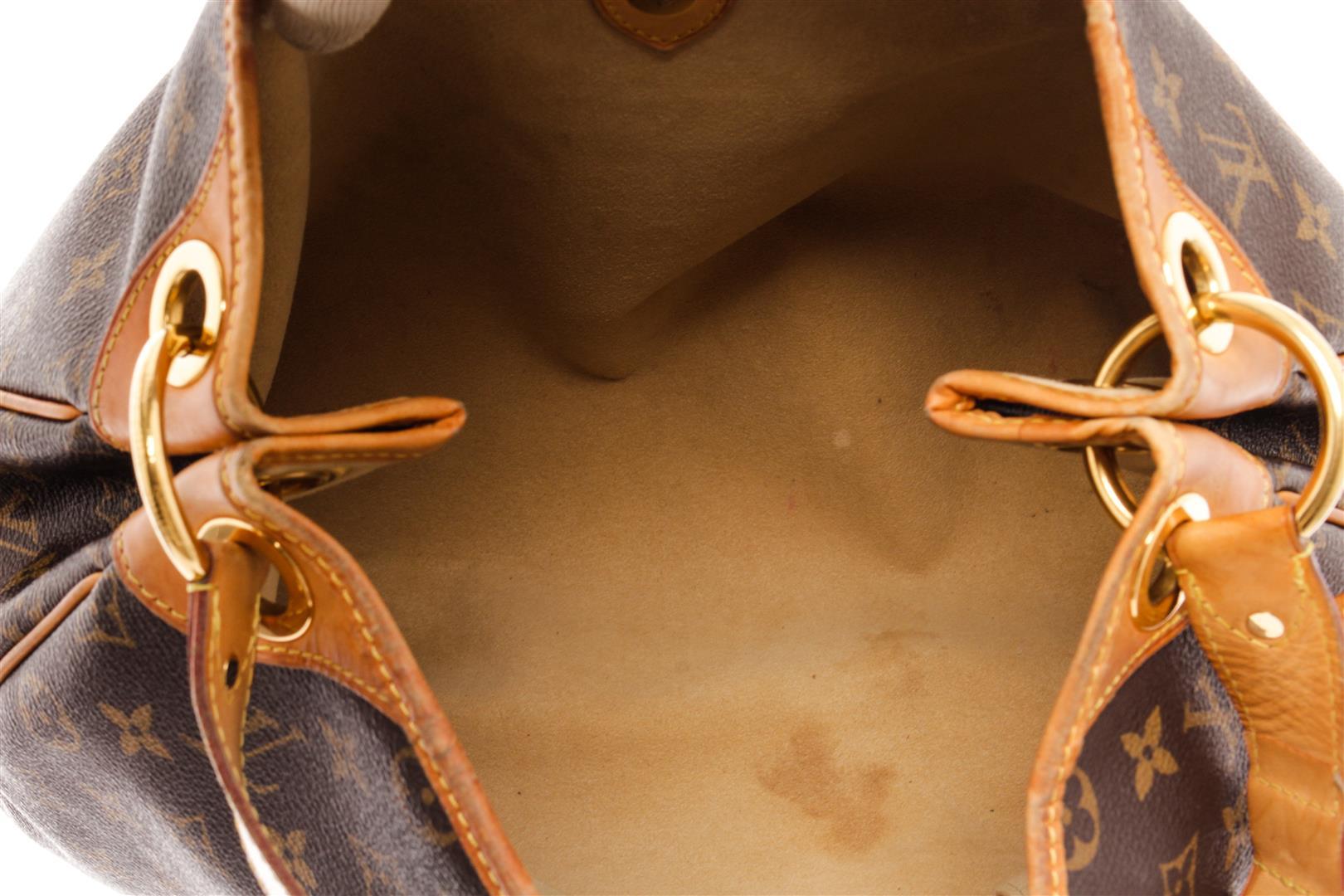 Louis Vuitton Brown Monogram Galliera PM Hobo Bag