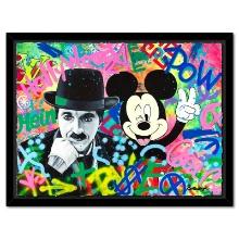 Chaplin & Mickey Mouse by Rovenskaya Original