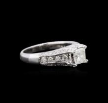 1.55 ctw Diamond Ring - 14KT White Gold