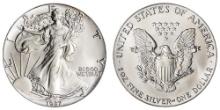 1987 American Silver Eagle .999 Fine Silver Dollar Coin