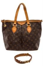 Louis Vuitton Brown Monogram Palermo PM Shoulder Bag