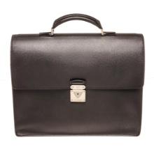 Louis Vuitton Black Taiga Leather Robusto 3 Briefcase Bag