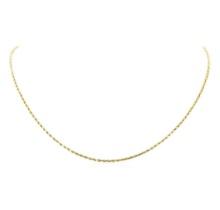 Twenty Inch Rope Chain - 14KT Yellow Gold