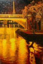 TWILIGHT ON THE SEINE, I by Behrens, Howard