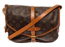 Louis Vuitton Brown Monogram Canvas Saumur 30cm Shoulder Bag