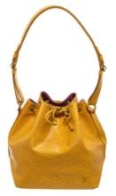 Louis Vuitton Yellow Epi Leather Noe PM Bag