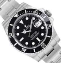 Rolex Mens Stainless Steel 40MM Ceramic Submariner