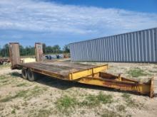 22 Ft Dual Axle Pindle Hitch Trailer
