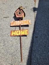 Welcome Home Sign
