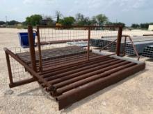12'X8' Cattle Guard with Uprights & Gate Has 2 - 3' Extensions to Make it 12'X14'