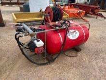 Fire X Skid Mounted Fire Fighting Machine Honda Motor and IPT 2'' 75 PSI Pump with 3 fire nozzles.