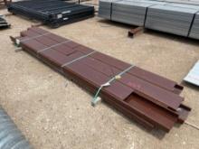 Assorted Lot of Misc. Lengths of 10" C Purlins (6' & 12')