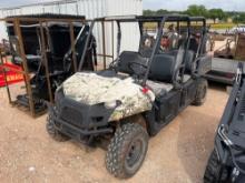 Polaris 500 Crew 913 Hrs Spare Tire & Wheel Runs and Goes but has Bad Rear End No Title