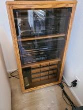 STEREO CABINET WITH AUDIO EQUIPMENT