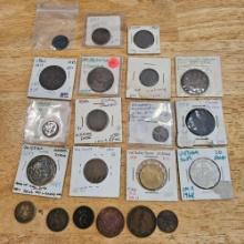 EARLY YEAR FOREIGN COINS