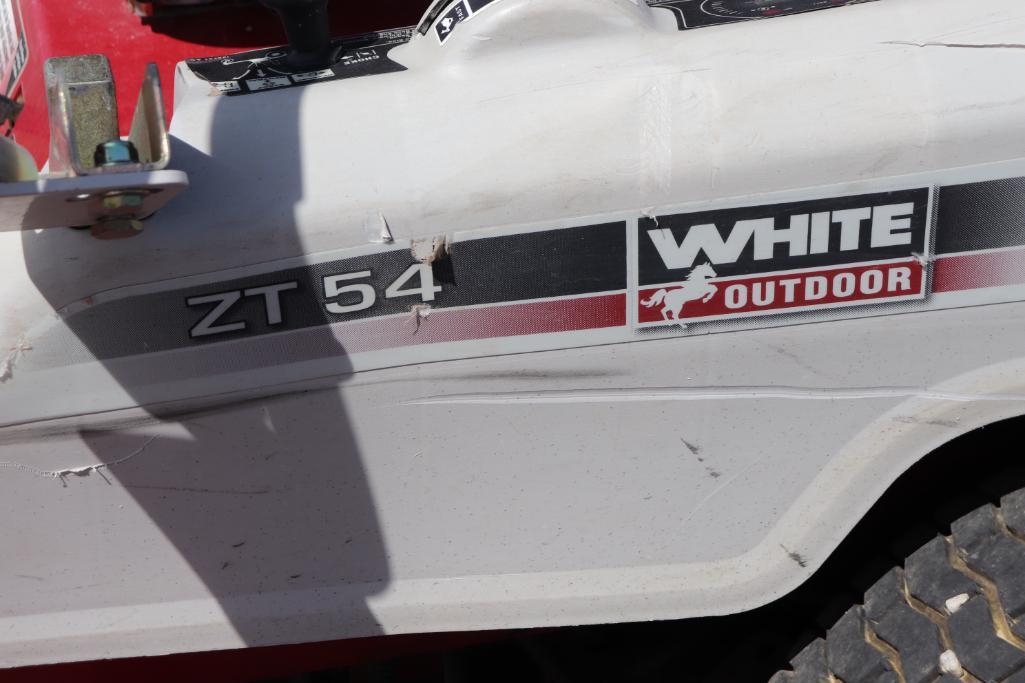 White Zero Turn ZT54