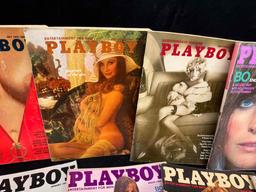 13 Vintage Playboy Magazines 1970s-1980s Centerfolds