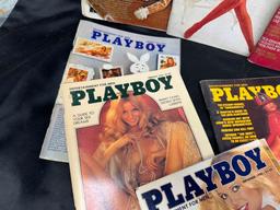 14 Vintage Playboy Magazines 1970s-1980s Centerfolds