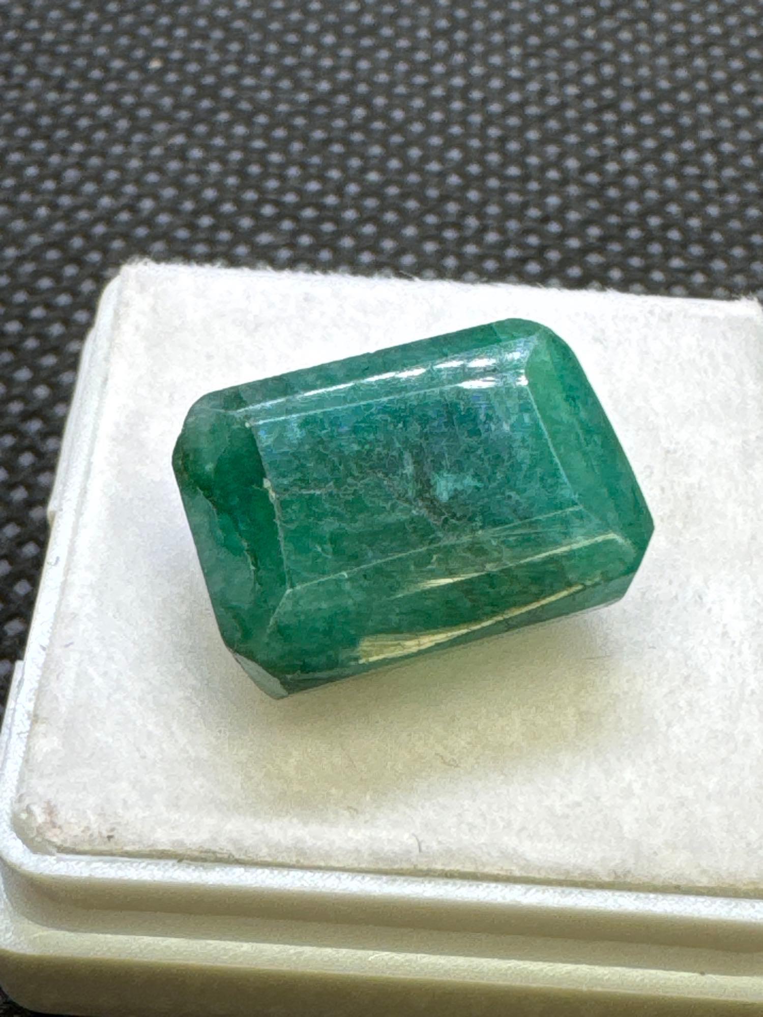 Emerald Cut Green Emerald Gemstone 9.70ct