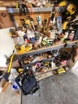 Back Garage Wall - Tools Cabinet Artwork Targets etc. @ farm