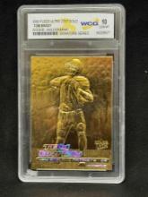 2000 Fleer Ultra 23kt Gold Tom Brady Rookie Holographic Signature Series