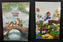 Super Mario Brothers Winnie the Pooh Framed Posters 23x35