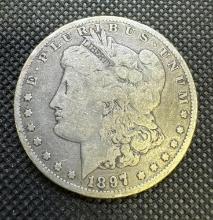 1897-O Morgan Silver Dollar 90% Silver Coin 0.91 Ox