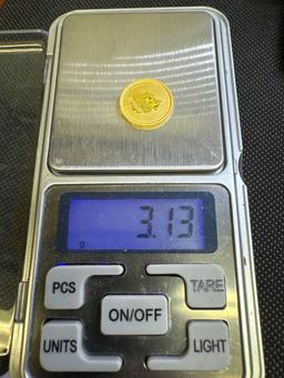 1/10 Oz 9999 Fine Gold Battle Of The Coral Sea Bullion Coin