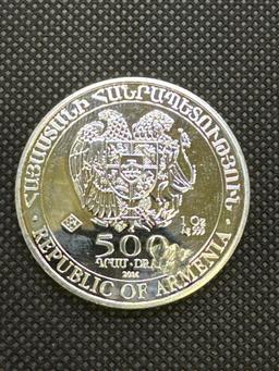 1 Troy Oz 999 Fine Silver Noahs Ark Bullion Coin