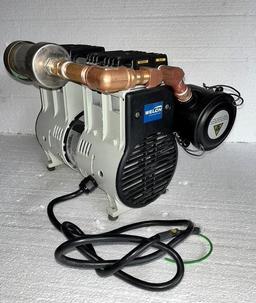 Welch Ilmvac 2585B-01-Z03 Dry Vacuum Diaphragm Pump Oil-Free 1/3HP 250W