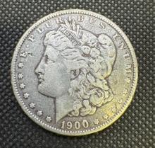 1900-O Morgan Silver Dollar 90% Silver Coin 26.46 Grams