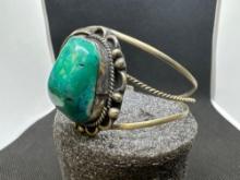Mexico Silver and turquoise Bracelet