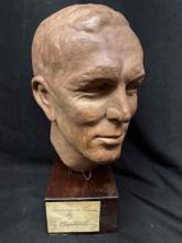 Head Bust Sculpture Art Summers Lease by Peg Brockenbury