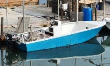 Boat Johnson 90 Outboard Motor