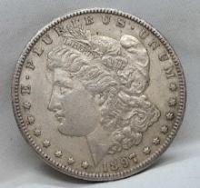 1897-S Morgan Silver Dollar 90% Silver coin