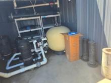 Large Sand Filters 2 cartridge filters PVC etc